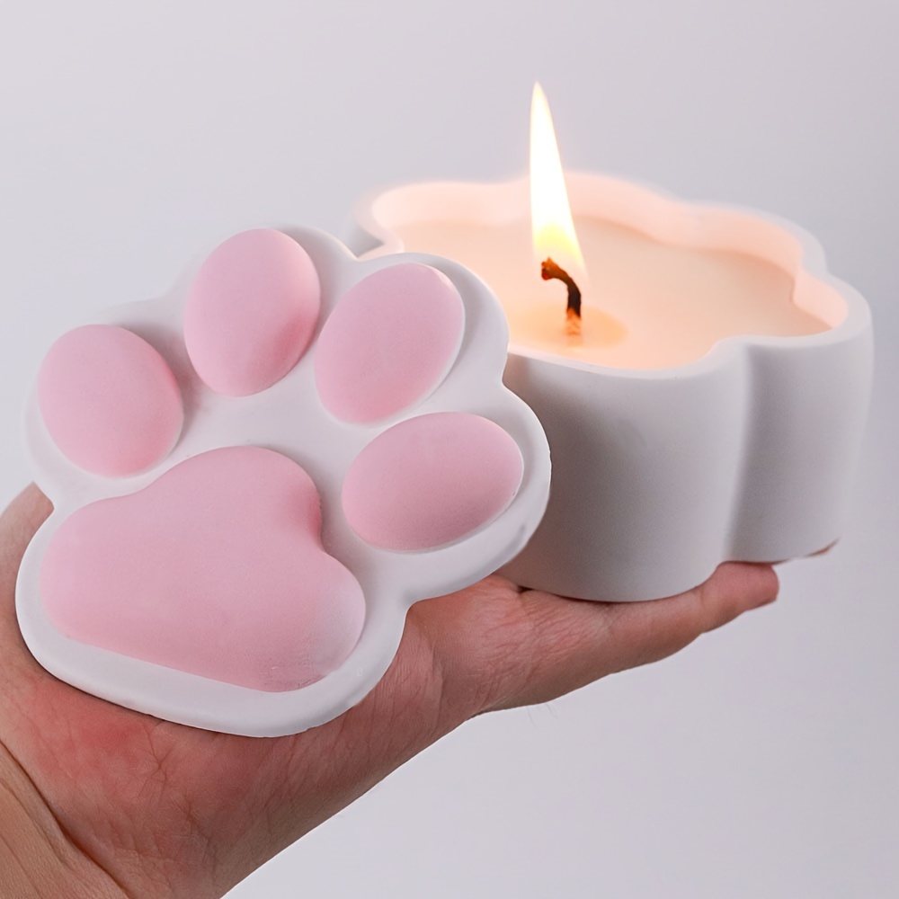 Candle Making Jars With Lids - Коробка для хранения кошачьего когтя, силиконовая