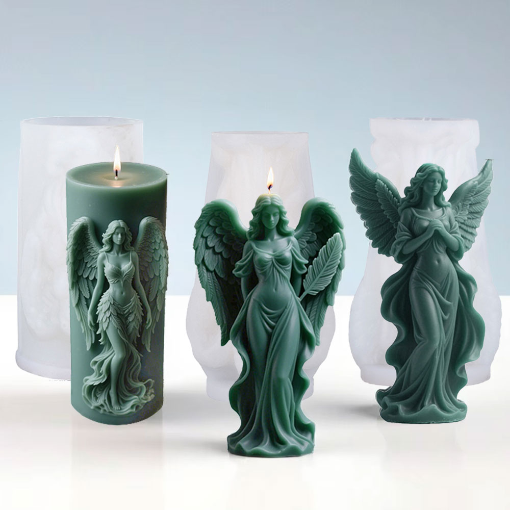 Candle Making Video - Крылья богини ароматическая силиконовая форма для