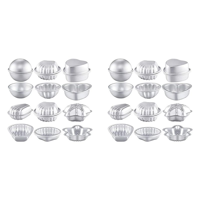 Candle Making Bath - ABKS-24 шт. 6 форм для изготовления