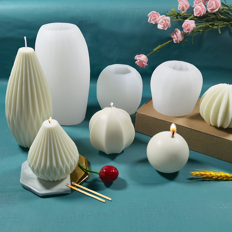 Candle Making Bath - Силиконовые 3D-формы для свечей: геометрические силиконовые