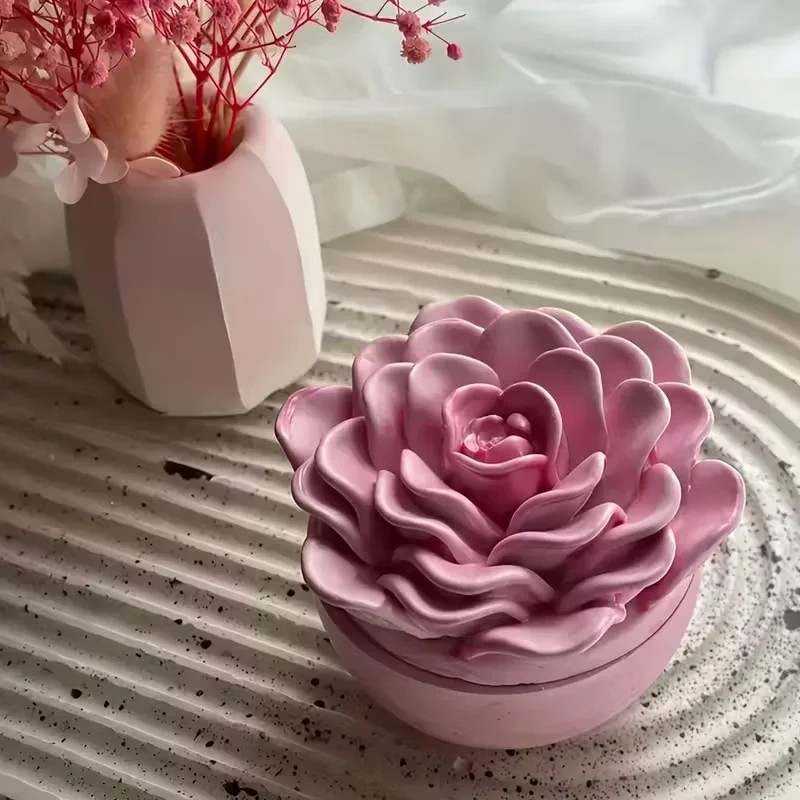 Candle Making Jars With Lids - Высококачественная силиконовая форма для 3D-свечей в