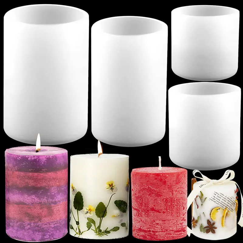 Candle Making Video - Цилиндрические силиконовые формы для свечей, форма