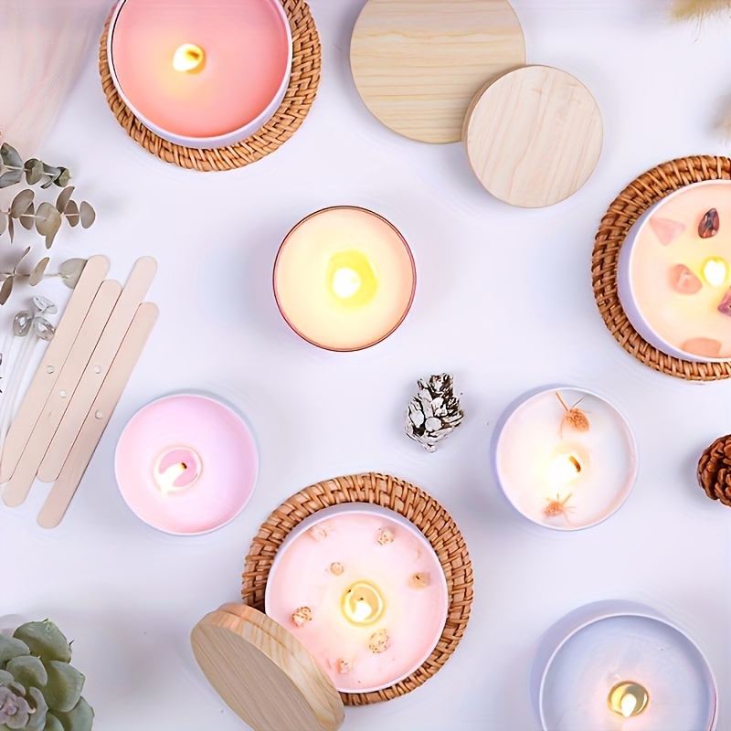 Белая металлическая банка для  – обзор и цена Candle Making Jars With Lids
