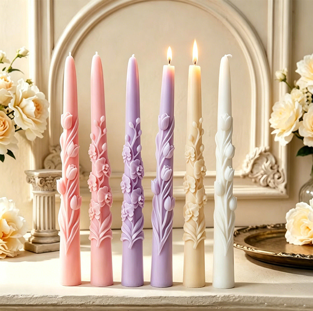Силиконовая форма для длинных  – обзор и цена Candle Making Video