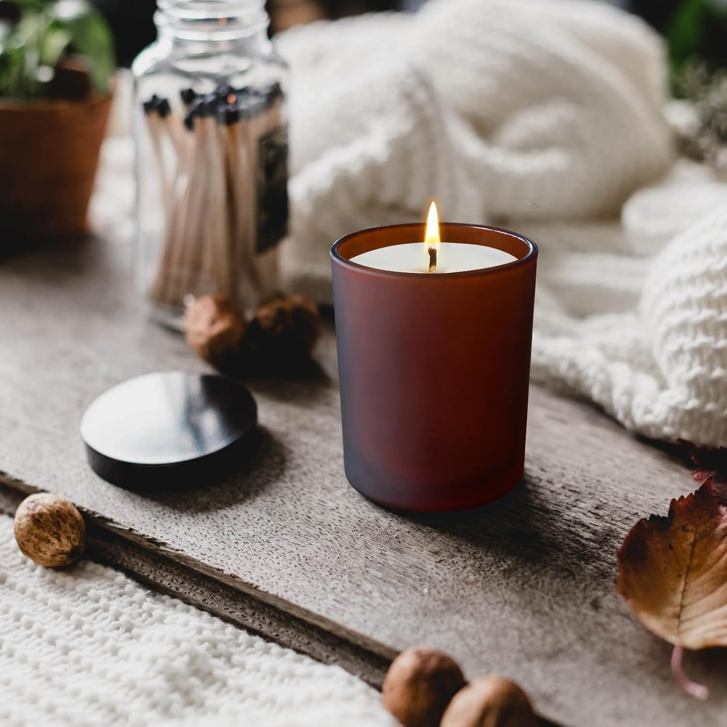 Толстые банки для свечей для и – обзор и цена Candle Making Jars With Lids