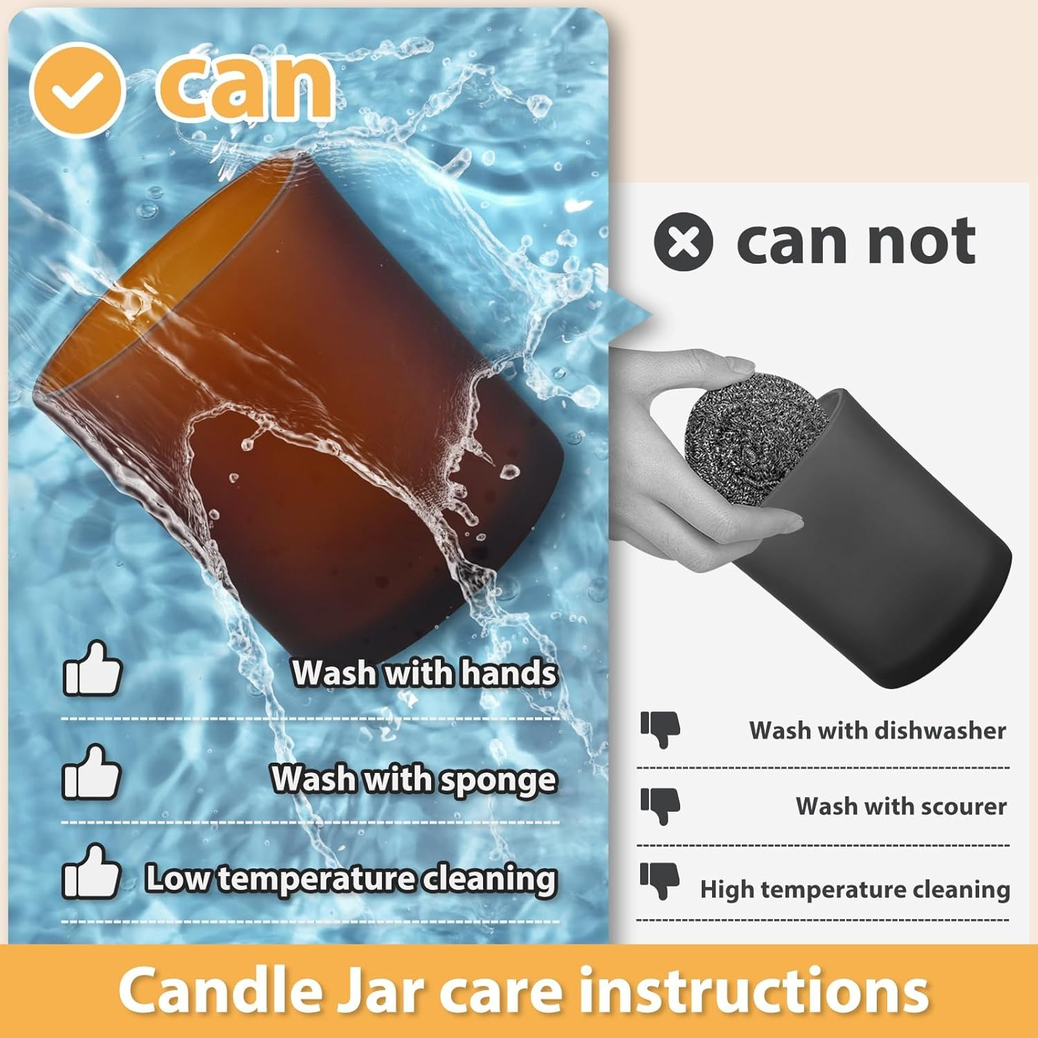 Толстые банки для свечей для и – обзор и цена Candle Making Jars With Lids