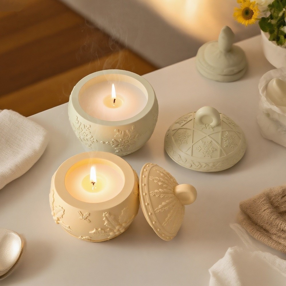 Новая силиконовая форма для св – обзор и цена Candle Making Jars With Lids