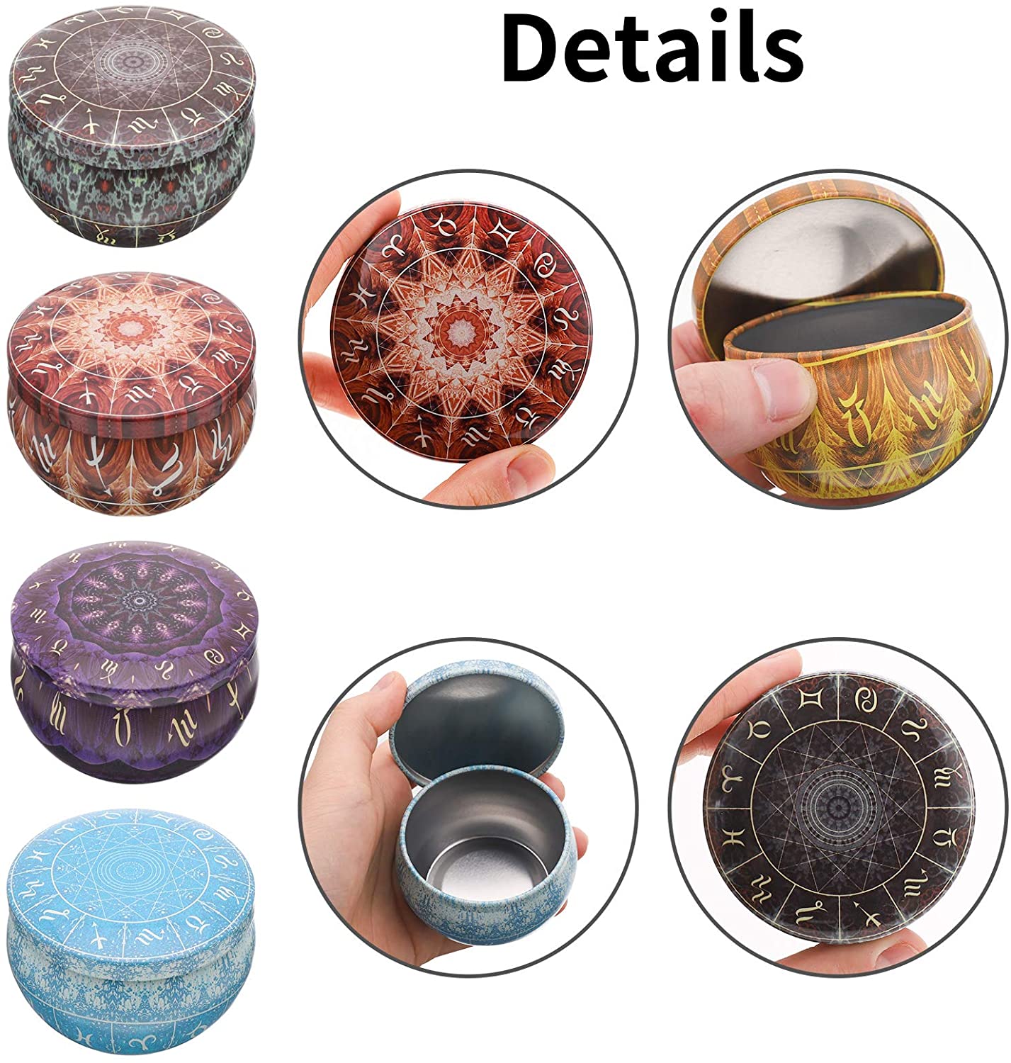 Упаковка из 12 форм для свечей – обзор и цена Candle Making Jars With Lids