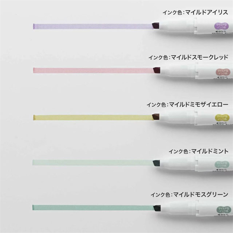 НОВЫЕ маркеры-хайлайнеры с зеб – обзор и цена Zebra Pen Mildliner