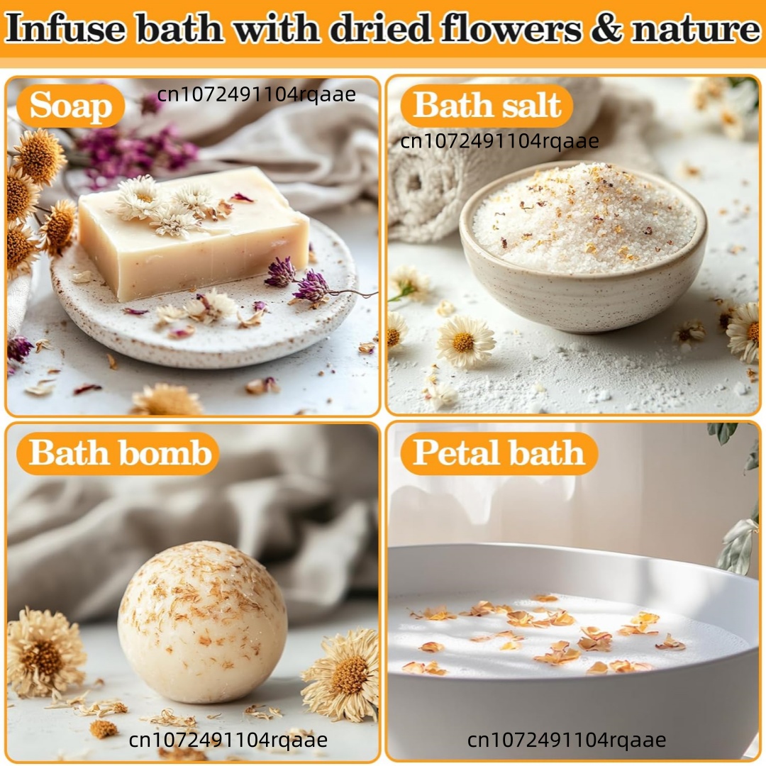 Набор натуральных сушеных цвет – обзор и цена Candle Making Bath
