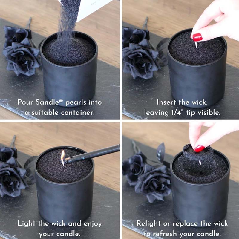 Черный восковой песок для свеч – обзор и цена Candle Making Video