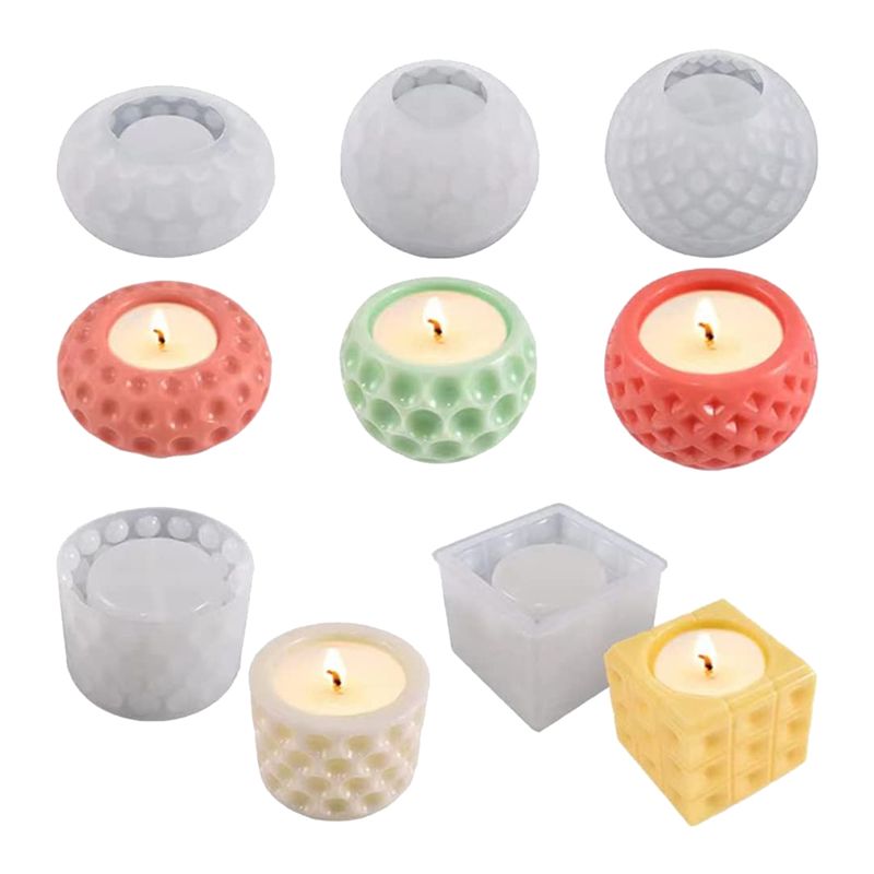 Комплект из 5 силиконовых форм – обзор и цена Candle Making Quantities